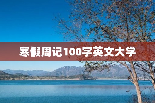 寒假周记100字英文大学