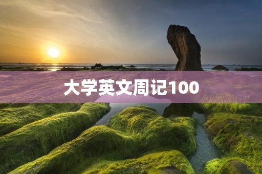 大学英文周记100