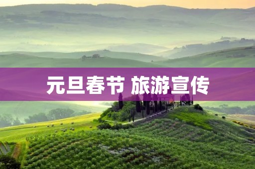 元旦春节 旅游宣传