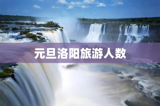 元旦洛阳旅游人数