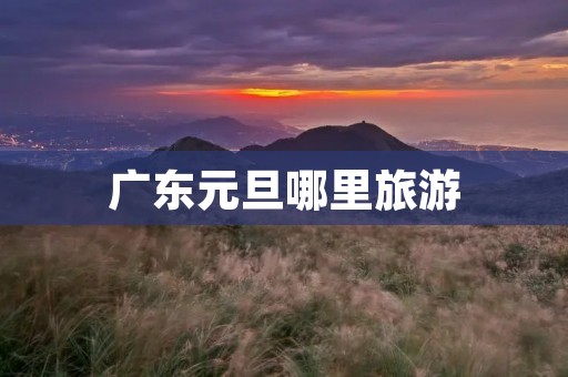 广东元旦哪里旅游