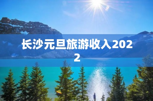 长沙元旦旅游收入2022