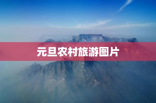 元旦农村旅游图片