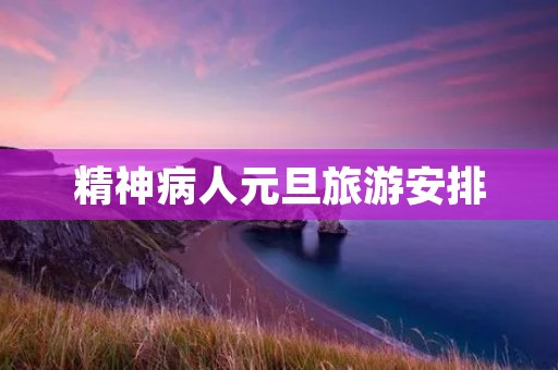 精神病人元旦旅游安排