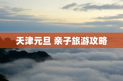 天津元旦 亲子旅游攻略