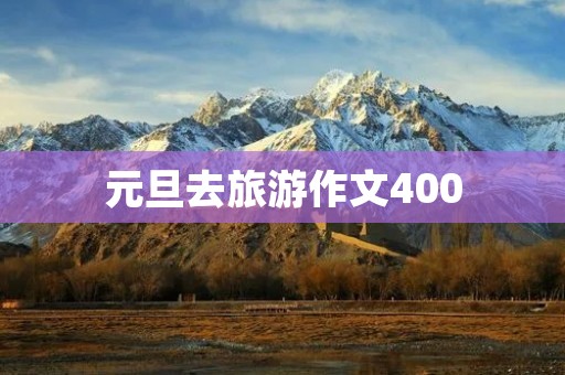 元旦去旅游作文400