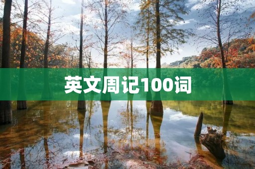 英文周记100词
