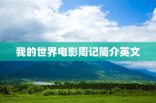 我的世界电影周记简介英文