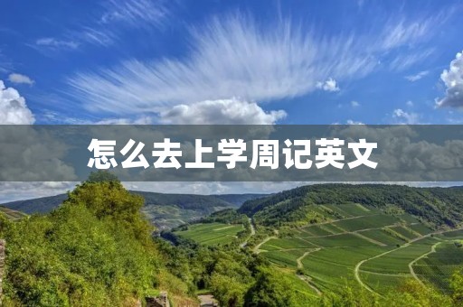 怎么去上学周记英文