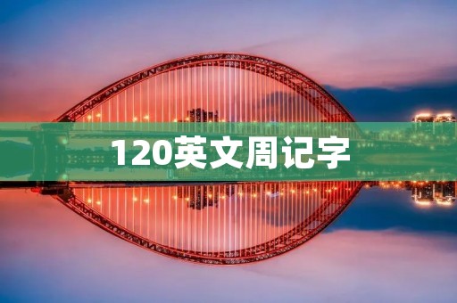 120英文周记字