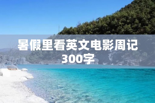 暑假里看英文电影周记300字