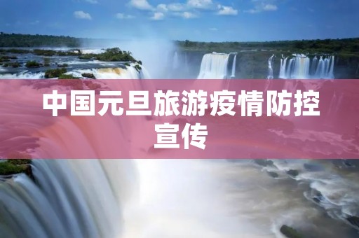中国元旦旅游疫情防控宣传