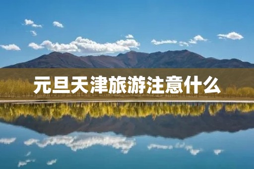 元旦天津旅游注意什么