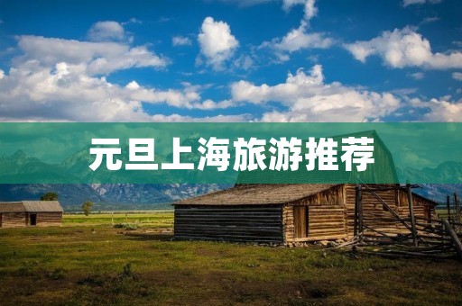元旦上海旅游推荐