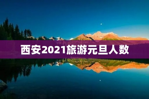 西安2021旅游元旦人数