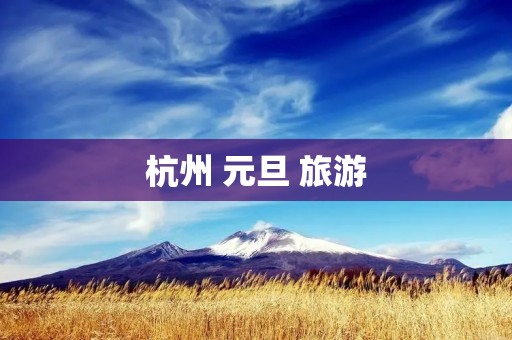杭州 元旦 旅游