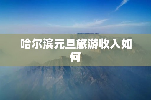 哈尔滨元旦旅游收入如何
