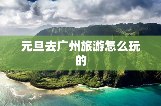 元旦去广州旅游怎么玩的