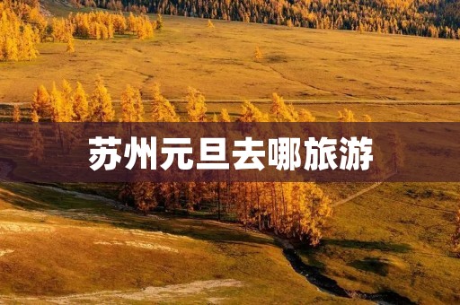 苏州元旦去哪旅游