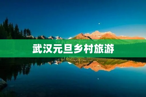 武汉元旦乡村旅游