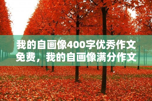 我的自画像400字优秀作文免费，我的自画像满分作文400字10篇