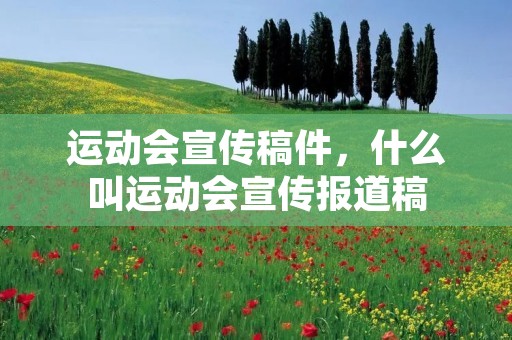 运动会宣传稿件,什么叫运动会宣传报道稿