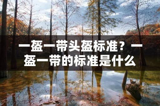 一盔一带头盔标准?一盔一带的标准是什么 一盔一带头盔标准?一盔一带的标准是什么