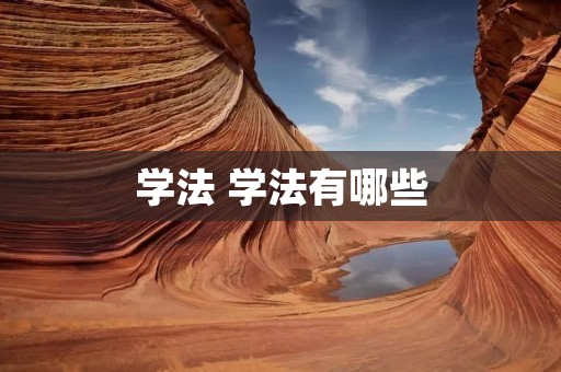 学法 学法有哪些