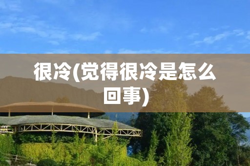 很冷(觉得很冷是怎么回事)
