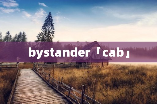 bystander「cab」