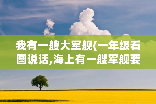 我有一艘大军舰(一年级看图说话,海上有一艘军舰要怎么写)