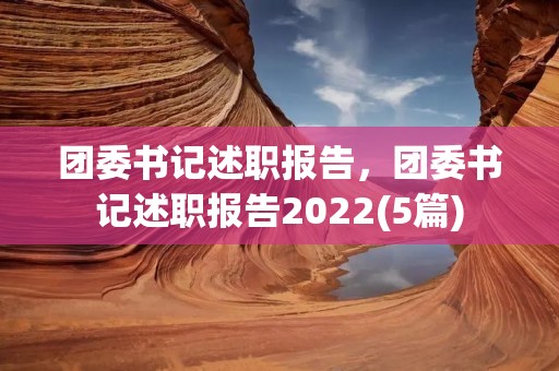 团委书记述职报告，团委书记述职报告2022(5篇)