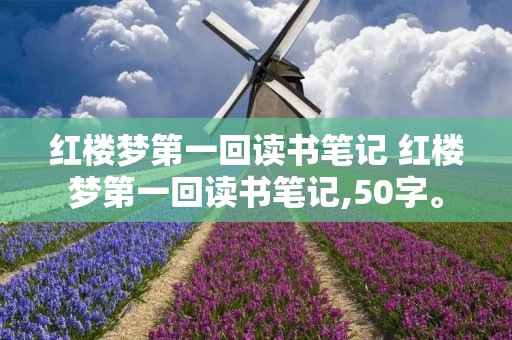 红楼梦第一回读书笔记 红楼梦第一回读书笔记,50字。