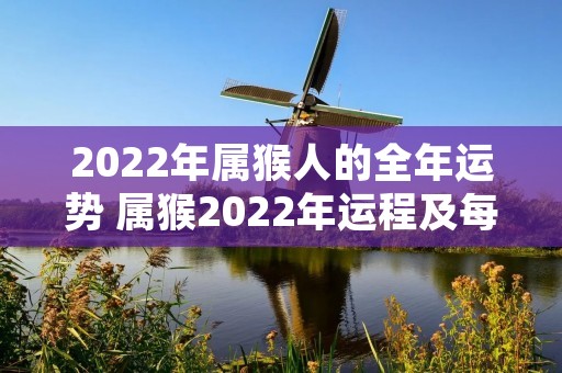 2022年属猴人的全年运势 属猴2022年运程及每月运势2022年属猴人全年运势