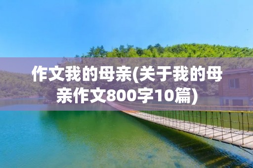 作文我的母亲(关于我的母亲作文800字10篇)
