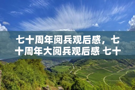 七十周年阅兵观后感,七十周年大阅兵观后感 七十周年大阅兵观后感范文 七十周年阅兵观后感,七十周年大阅兵观后感 七十周年大阅兵观后感范文