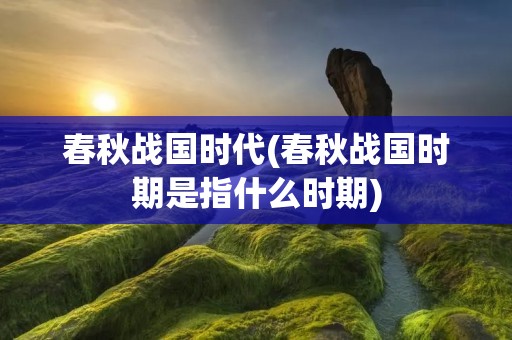 春秋战国时代(春秋战国时期是指什么时期)