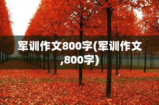军训作文800字(军训作文,800字) 军训作文800字(军训作文,800字)