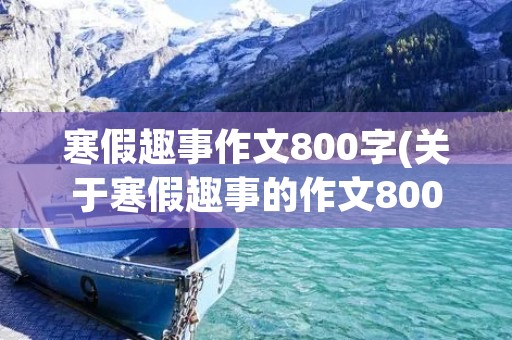 寒假趣事作文800字(关于寒假趣事的作文800字)