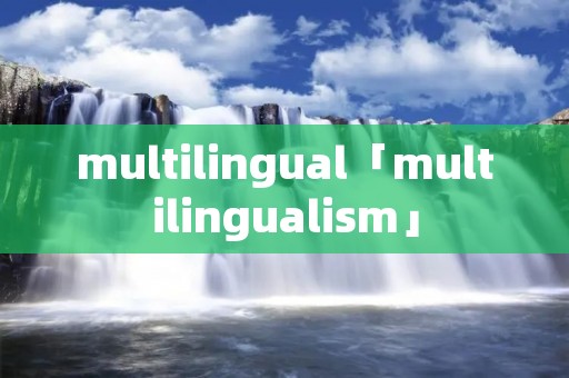 multilingual「multilinguali**」 multilingual「multilinguali**」