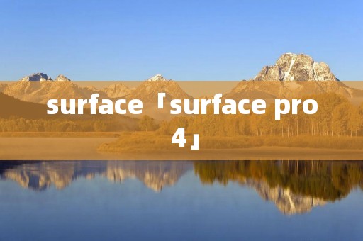 surface「surface pro 4」