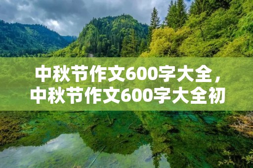 中秋节作文600字大全，中秋节作文600字大全初二