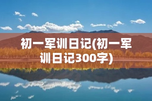 初一军训日记(初一军训日记300字)