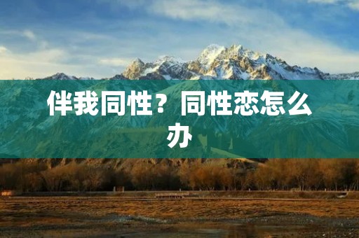 伴我同性？同性恋怎么办
