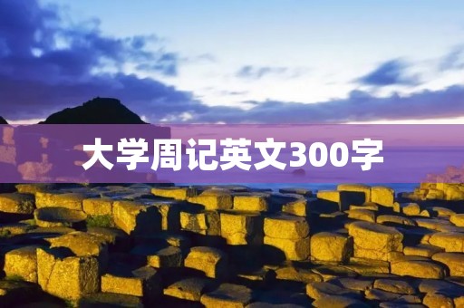 大学周记英文300字