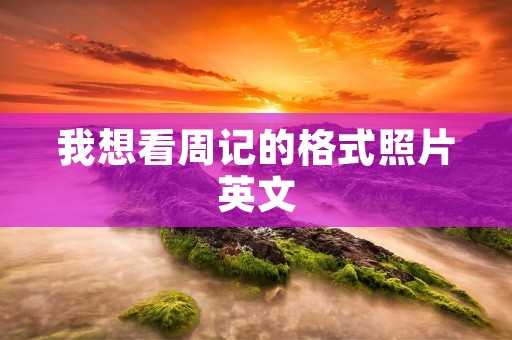 我想看周记的格式照片英文