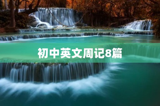 初中英文周记8篇