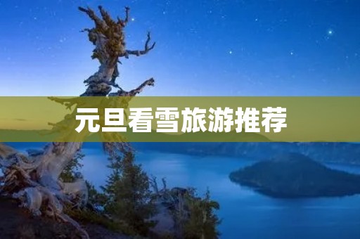 元旦看雪旅游推荐