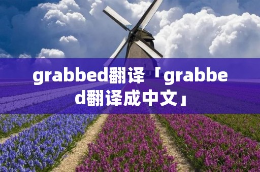 grabbed翻译「grabbed翻译成中文」