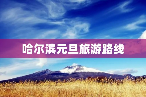 哈尔滨元旦旅游路线